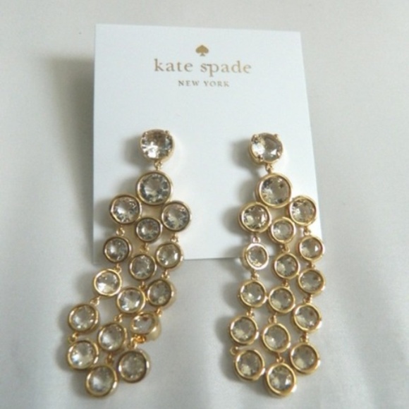 KATE SPADE Subtle Sparkle Chandelier Earrings